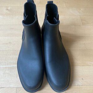 Hunter "Original refined" Men's Chelsea Boot boot sz 12 US black waterproof